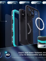 REDPEPPER Dot+ Series For iPhone 16 Pro Max Phone Case IP68 Waterproof Clear Phone Cover | Compatible with MagSafe by The Case Factory