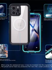 REDPEPPER Dot+ Series For iPhone 16 Pro Max Phone Case IP68 Waterproof Clear Phone Cover | Compatible with MagSafe by The Case Factory