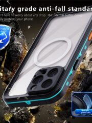 REDPEPPER Dot+ Series For iPhone 16 Pro Max Phone Case IP68 Waterproof Clear Phone Cover | Compatible with MagSafe by The Case Factory