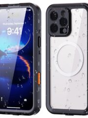 REDPEPPER Dot+ Series For iPhone 16 Pro Max Phone Case IP68 Waterproof Clear Phone Cover | Compatible with MagSafe Black Grey iPhone 16 Pro Max by The Case Factory