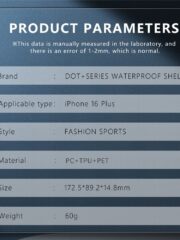 REDPEPPER Dot+ Series For iPhone 16 Plus Phone Case IP68 Waterproof Clear Phone Cover | Compatible with MagSafe by The Case Factory