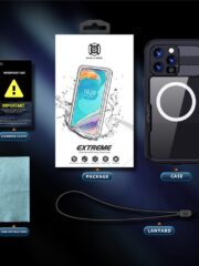 REDPEPPER For iPhone 16 Pro Max Case IP68 Waterproof Clear Phone Cover | Compatible with MagSafe by The Case Factory