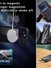 REDPEPPER For iPhone 16 Pro Max Case IP68 Waterproof Clear Phone Cover | Compatible with MagSafe by The Case Factory