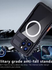 REDPEPPER For iPhone 16 Pro Max Case IP68 Waterproof Clear Phone Cover | Compatible with MagSafe by The Case Factory