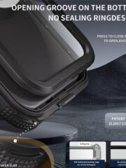 REDPEPPER For iPhone 16 Plus Case IP68 Waterproof Clear Phone Cover | Compatible with MagSafe by The Case Factory