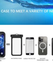REDPEPPER For iPhone 16 Plus Case IP68 Waterproof Clear Phone Cover | Compatible with MagSafe by The Case Factory
