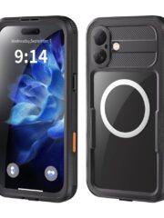 REDPEPPER For iPhone 16 Plus Case IP68 Waterproof Clear Phone Cover | Compatible with MagSafe by The Case Factory