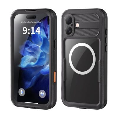 REDPEPPER For iPhone 16 Plus Case IP68 Waterproof Clear Phone Cover | Compatible with MagSafe by The Case Factory