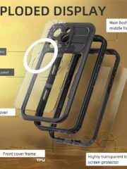 REDPEPPER For iPhone 16 Pro Case IP68 Waterproof Clear Phone Cover | Compatible with MagSafe by The Case Factory