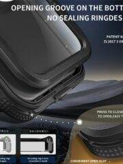REDPEPPER For iPhone 16 Pro Case IP68 Waterproof Clear Phone Cover | Compatible with MagSafe by The Case Factory