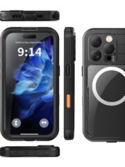 REDPEPPER For iPhone 16 Pro Case IP68 Waterproof Clear Phone Cover | Compatible with MagSafe by The Case Factory