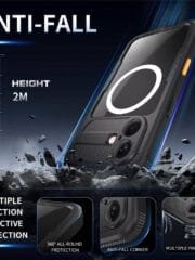 REDPEPPER For iPhone 16 Phone Case IP68 Waterproof Clear Phone Cover | Compatible with MagSafe by The Case Factory