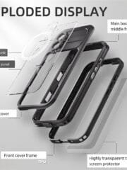 REDPEPPER For iPhone 16 Phone Case IP68 Waterproof Clear Phone Cover | Compatible with MagSafe by The Case Factory