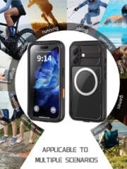 REDPEPPER For iPhone 16 Phone Case IP68 Waterproof Clear Phone Cover | Compatible with MagSafe by The Case Factory