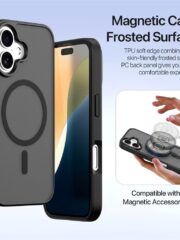 DUX DUCIS Lawa Series for iPhone 16 Plus Case Detachable Zipper Wallet Cowhide Leather Cover | Compatible with MagSafe by The Case Factory