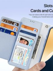 DUX DUCIS Lawa Series for iPhone 16 Magnetic Case Detachable Zipper Wallet Cowhide Leather Cover by The Case Factory