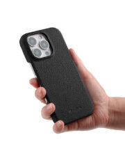 MELKCO For iPhone 16 Pro Max Case Genuine Cow Leather Phone Cover | Compatible with MagSafe by The Case Factory