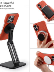 MELKCO For iPhone 16 Case Genuine Cow Leather Phone Cover | Compatible with MagSafe by The Case Factory