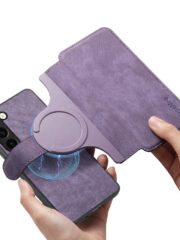 CASENEO For Samsung Galaxy S23 Magnetic Case Detachable Wallet Leather Phone Flip Cover by The Case Factory