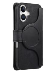 CASENEO For iPhone 16 Case Magnetic Detachable Zipper Wallet Leather Flip Phone Cover by The Case Factory
