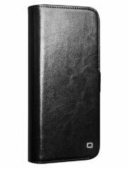 QIALINO For iPhone 16 Pro Case Genuine Cow Leather Wallet Magnetic Closure Phone Cover by The Case Factory