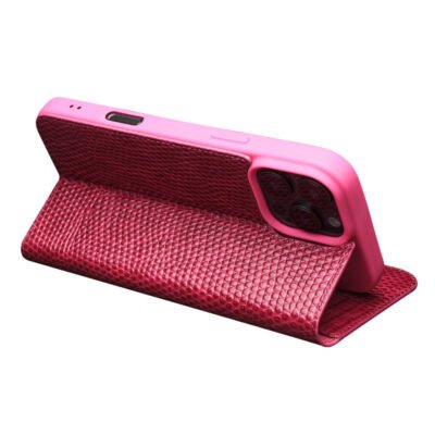 QIALINO For iPhone 16 Pro Wallet Case Crocodile Texture Genuine Cow Leather Anti-Drop Phone Cover by The Case Factory
