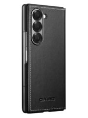 QIALINO For Samsung Galaxy Z Fold6 Case Genuine Leather Flip Phone Cover by The Case Factory