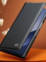QIALINO For Samsung Galaxy Z Fold6 Case Genuine Leather Flip Phone Cover by The Case Factory