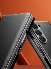 QIALINO For Samsung Galaxy Z Fold6 Case Genuine Leather Flip Phone Cover by The Case Factory