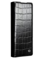QIALINO For Samsung Galaxy Z Fold6 Case Crocodile Texture Genuine Leather Flip Phone Cover by The Case Factory