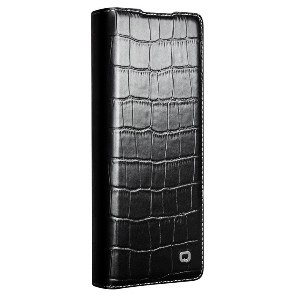 QIALINO For Samsung Galaxy Z Fold6 Case Crocodile Texture Genuine Leather Flip Phone Cover by The Case Factory