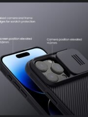 NILLKIN Camshield Pro Series for iPhone 16 Pro Max Case Slide Camera Lid Phone Cover by The Case Factory