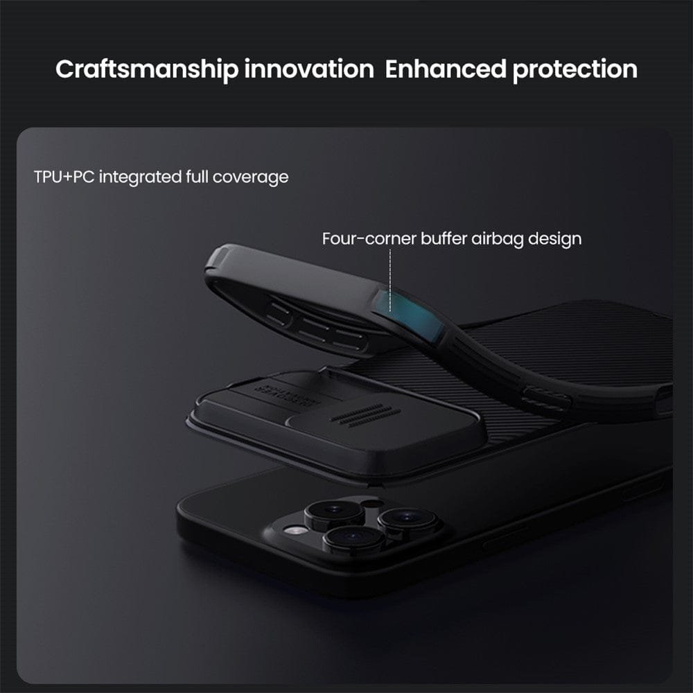 NILLKIN Camshield Pro for iPhone 16 Pro Max Case Phone Cover with Slider Camera | Compatible with MagSafe by The Case Factory