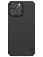 NILLKIN Frosted Shield Pro for iPhone 16 Pro Max Case Phone Cover | Compatible with MagSafe Black iPhone 16 Pro Max by The Case Factory