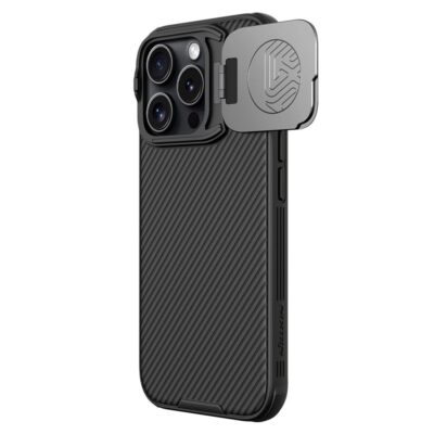NILLKIN Camshield Prop Series for iPhone 16 Pro Case Slide Camera Protection Phone Cover Black iPhone 16 Pro by The Case Factory