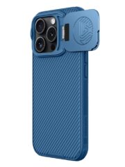 NILLKIN Camshield Prop Series for iPhone 16 Pro Case Slide Camera Protection Phone Cover Blue iPhone 16 Pro by The Case Factory