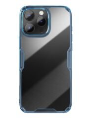 NILLKIN Nature Pro Series for iPhone 16 Pro Clear Case Phone Back Cover Blue iPhone 16 Pro by The Case Factory