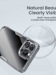 NILLKIN Nature Pro Series for iPhone 16 Pro Max Clear Case Phone Back Cover by The Case Factory