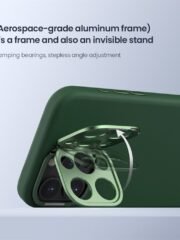 NILLKIN Lenswing Prop For iPhone 16 Pro Max Case Camera Lens Frame Kickstand Soft Silicone Phone Cover | Compatible with MagSafe by The Case Factory