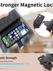 CASENEO For iPhone 16 Plus Case Magnetic Detachable Zipper Wallet Leather Flip Phone Cover by The Case Factory