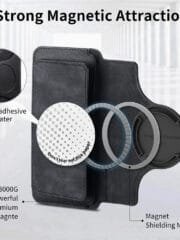 CASENEO For iPhone 16 Pro Max Case Magnetic Detachable Zipper Wallet Leather Flip Phone Cover by The Case Factory