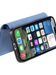 CASENEO For iPhone 16 Plus Case Cross Texture Leather Detachable Zipper Wallet Magnetic Phone Cover by The Case Factory