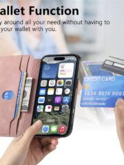 CASENEO For iPhone 16 Pro Max Case Cross Texture Leather Detachable Zipper Wallet Magnetic Phone Cover by The Case Factory