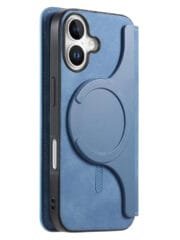 CASENEO For iPhone 16 Case Cross Texture Leather Detachable Zipper Wallet Magnetic Phone Cover by The Case Factory