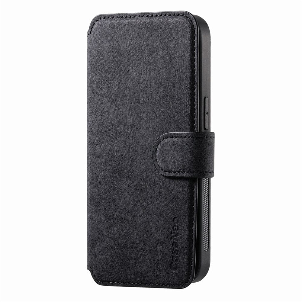 CASENEO MW-03 For iPhone 16 Pro Max Case Magnetic Detachable Wallet Leather Flip Phone Cover by The Case Factory