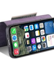 CASENEO MW-03 For iPhone 16 Case Magnetic Detachable Wallet Leather Flip Phone Cover by The Case Factory