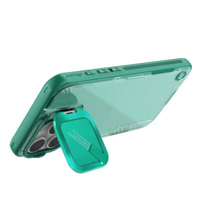 NILLKIN Iceblade CamProp for iPhone 16 Pro Case Phone Shell with Lens Cover Kickstand by The Case Factory