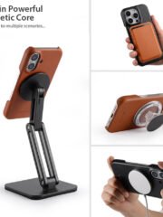 MELKCO For iPhone 16 Plus Case Waxy Genuine Cow Leather Phone Cover | Compatible with MagSafe by The Case Factory