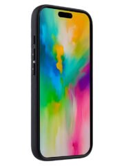 MELKCO For iPhone 16 Case Genuine Cow Leather Coated Phone Cover by The Case Factory