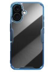 NILLKIN Pro Series for iPhone 16 Case Ultra Clear Phone Case Blue iPhone 16 by The Case Factory